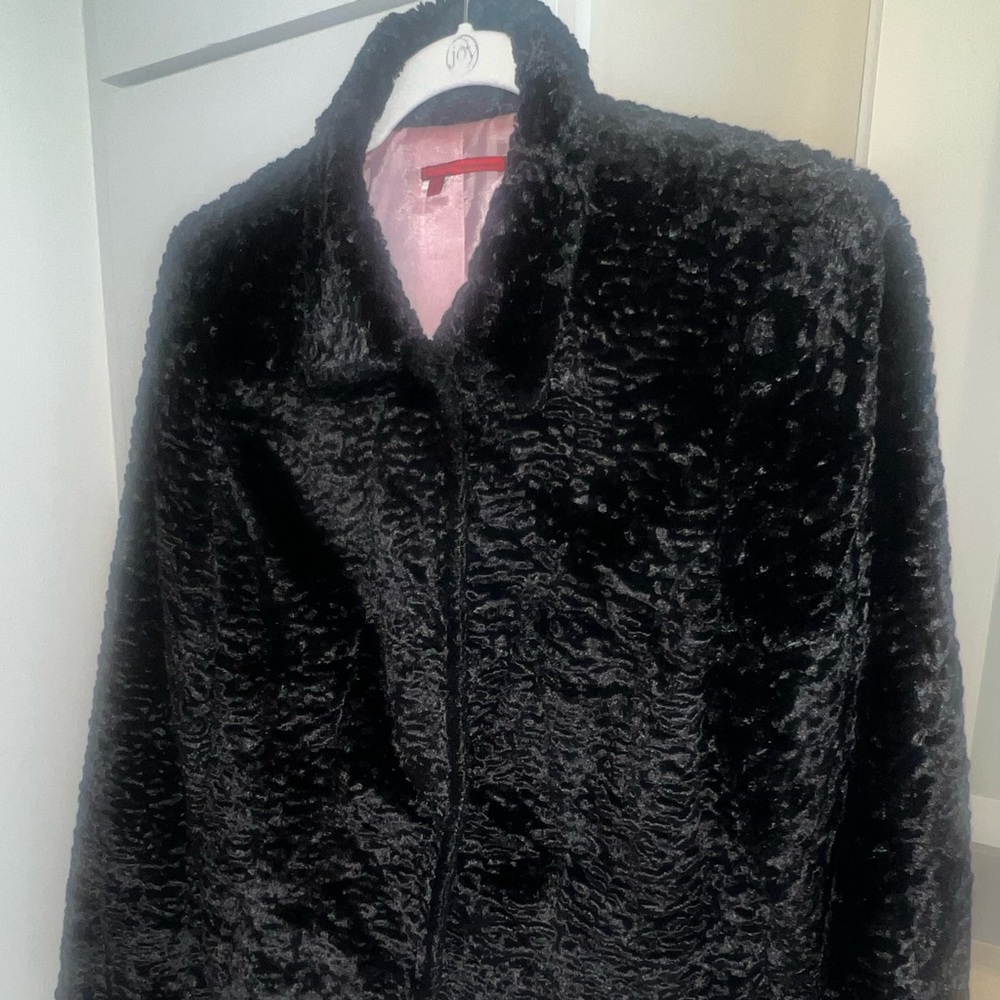 Black Chenille Women's Jacket-LIKE NEW, GREATLY DISCOUNTED
